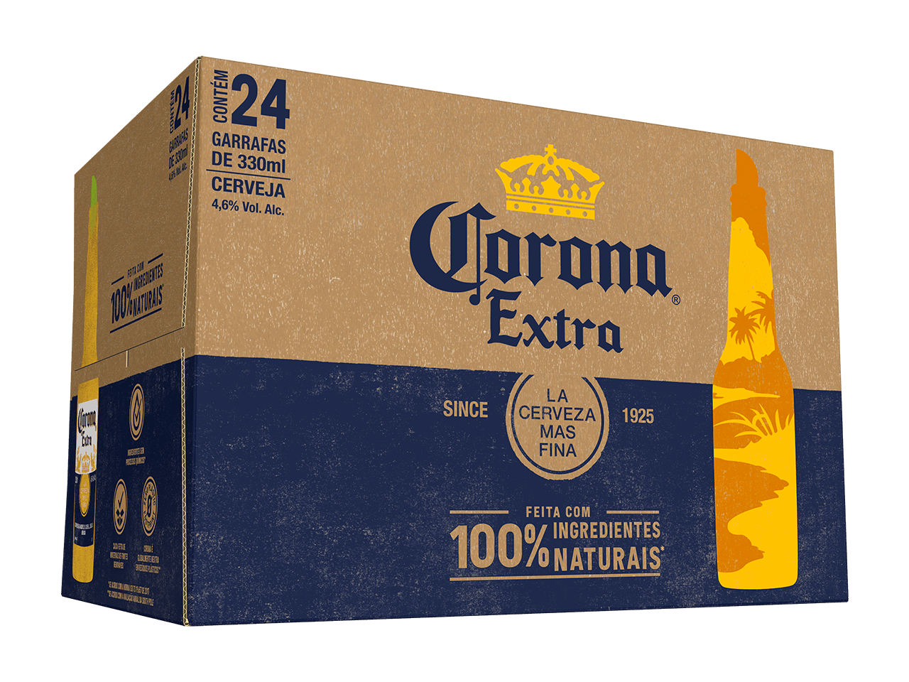 Pack Cerveja Pilsen Corona Garrafa 6 Unidades 330ml Cada